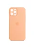 Чехол Silicone Case Full Camera Protective (AA) для Apple iPhone 14 Pro Max (6.7") Оранжевый / Cantaloupe