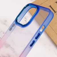 Чехол TPU+PC Fresh sip series для Apple iPhone 14 Pro Max (6.7") Розовый / Синий