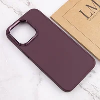 TPU чехол Bonbon Metal Style для Apple iPhone 14 Pro Max (6.7") Бордовый / Plum