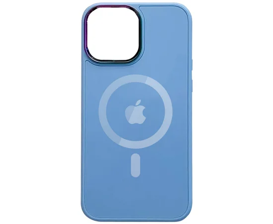 Чехол TPU+Glass Sapphire Mag Evo case для Apple iPhone 14 Pro Max (6.7") Lilac Blue