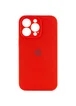 Чехол Silicone Case Full Camera Protective (AA) для Apple iPhone 14 Pro Max (6.7") Красный / Red / PVH