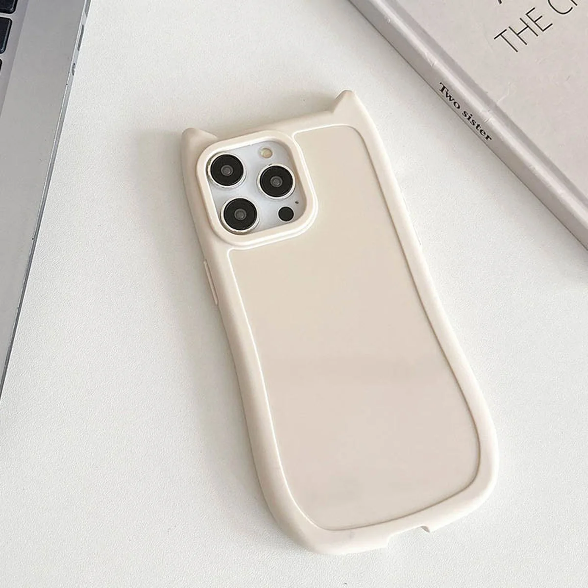 Чохол TPU Cat для Apple iPhone 14 Pro Max (6.7") Antique White