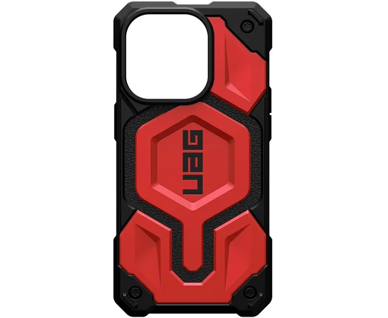 Ударопрочный чехол UAG Monarch Pro with MagSafe Leather для Apple iPhone 14 Pro Max (6.7") Красный