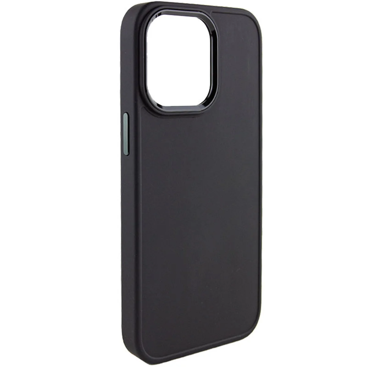 TPU чехол Bonbon Metal Style для Apple iPhone 14 Pro Max (6.7") Черный / Black