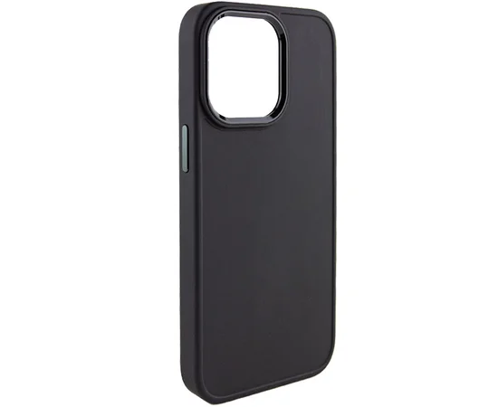 TPU чехол Bonbon Metal Style для Apple iPhone 14 Pro Max (6.7") Черный / Black