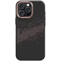 TPU чехол Monzo (MagFit) для Apple iPhone 14 Pro Max (6.7") Titanium gold