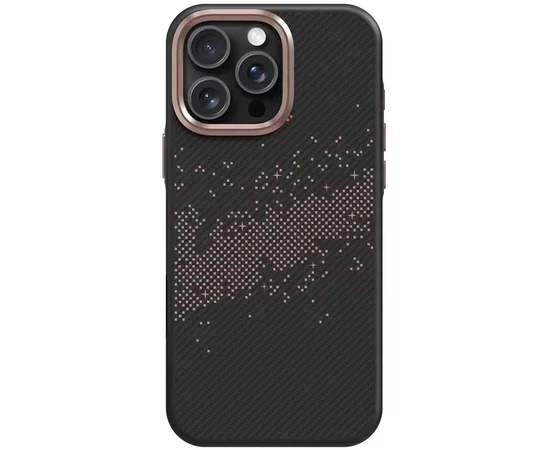 TPU чехол Monzo (MagFit) для Apple iPhone 14 Pro Max (6.7") Titanium gold