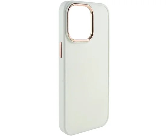 TPU чехол Bonbon Metal Style для Apple iPhone 14 Pro Max (6.7") Белый / White