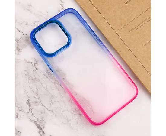 Чохол TPU+PC Fresh sip series для Apple iPhone 14 Pro Max (6.7") Рожевий / Синій