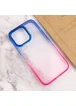 Чохол TPU+PC Fresh sip series для Apple iPhone 14 Pro Max (6.7") Рожевий / Синій