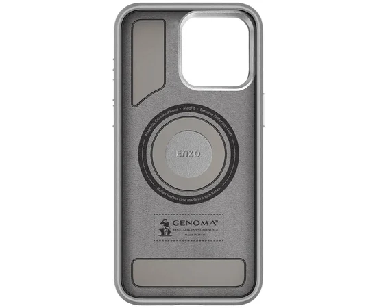 Чохол PC+Leather SGP with MagSafe для Apple iPhone 14 Pro Max (6.7") Grey