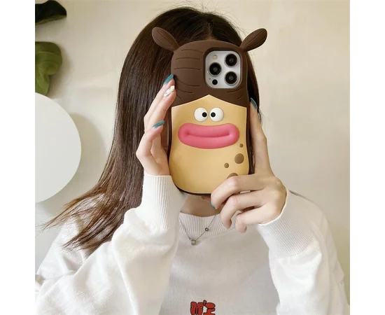 Силиконовый чехол Funny 3D для Apple iPhone 14 Pro Max (6.7") He