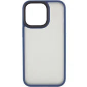 TPU+PC чехол Metal Buttons для Apple iPhone 14 Pro Max (6.7") Синий