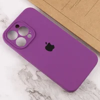 Чохол Silicone Case Full Camera Protective (AA) для Apple iPhone 14 Pro Max (6.7") Фіолетовий / Grape