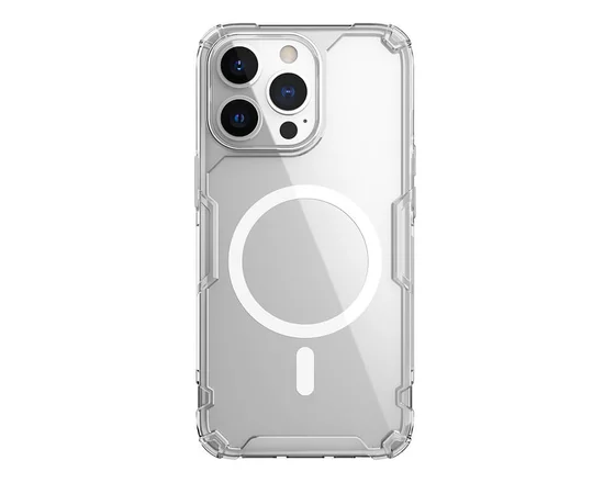 TPU чехол Nillkin Nature Pro Magnetic для Apple iPhone 14 Pro Max (6.7") Бесцветный (прозрачный)
