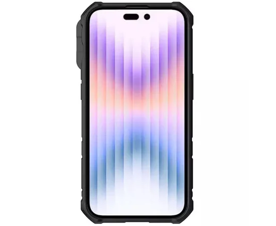 TPU+PC чохол Nillkin CamShield Armor Pro no logo (шторка на камеру) для Apple iPhone 14 Pro Max Синій