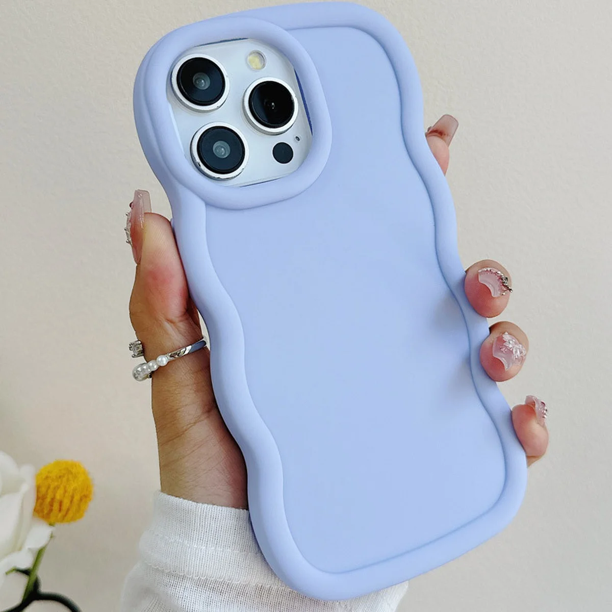 Чехол TPU Ripple для Apple iPhone 14 Pro Max (6.7") Lilac Blue