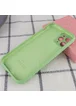 Чехол Silicone Case Full Camera Protective (AA) для Apple iPhone 14 Pro Max (6.7") Мятный / Mint