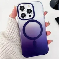 Чохол TPU+PC Shadow with MagSafe для Apple iPhone 14 Pro Max (6.7") Purple