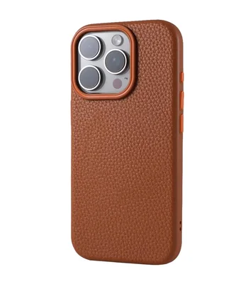 Чохол Syndee with MagSafe для Apple iPhone 14 Pro Max (6.7") Golden Brown