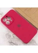 Чохол Silicone Case Full Camera Protective (AA) Apple iPhone 14 Pro Max (6.7") Червоний / Rose Red
