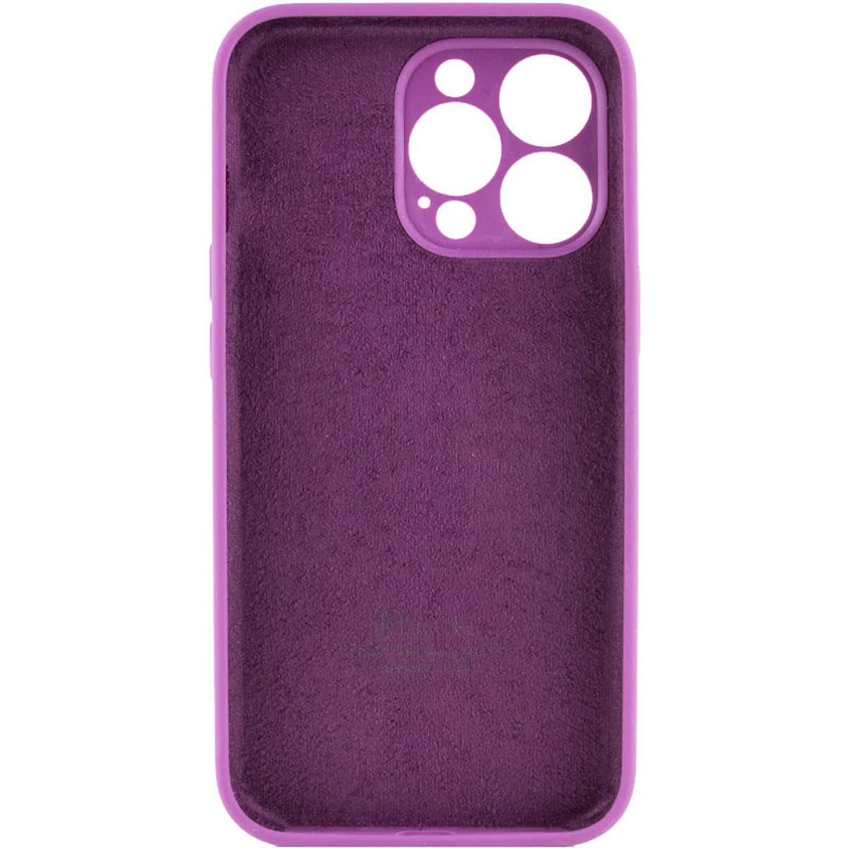 Чохол Silicone Case Full Camera Protective (AA) для Apple iPhone 14 Pro Max (6.7") Фіолетовий / Grape