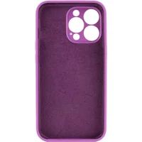 Чохол Silicone Case Full Camera Protective (AA) для Apple iPhone 14 Pro Max (6.7") Фіолетовий / Grape
