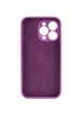 Чехол Silicone Case Full Camera Protective (AA) для Apple iPhone 14 Pro Max (6.7") Фиолетовый / Grape
