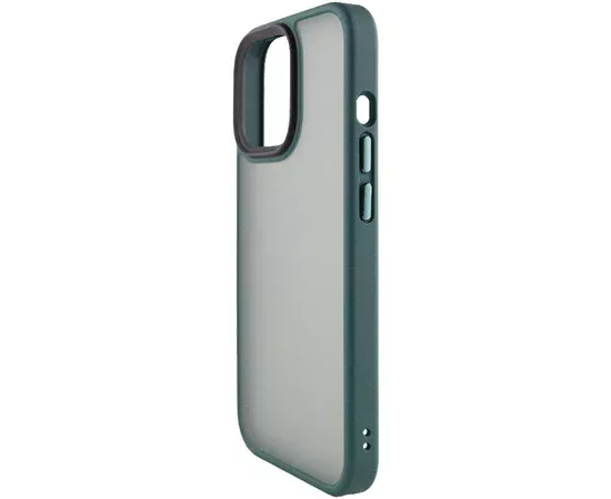 TPU+PC чехол Metal Buttons для Apple iPhone 14 Pro Max (6.7") Зеленый