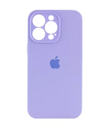 Чохол Silicone Case Full Camera Protective (AA) для Apple iPhone 14 Pro Max (6.7") Бузковий / Dasheen Чохол Silicone Case Full Camera Protective (AA) для Apple iPhone 14 Pro Max (6.7") Бузковий / Dasheen