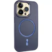 Кожаный чехол SnapCase with MagSafe для Apple iPhone 14 Pro Max (6.7") Dark Blue