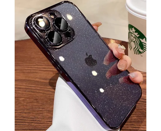 Чехол TPU+PC Glittershine для Apple iPhone 14 Pro Max (6.7") Purple