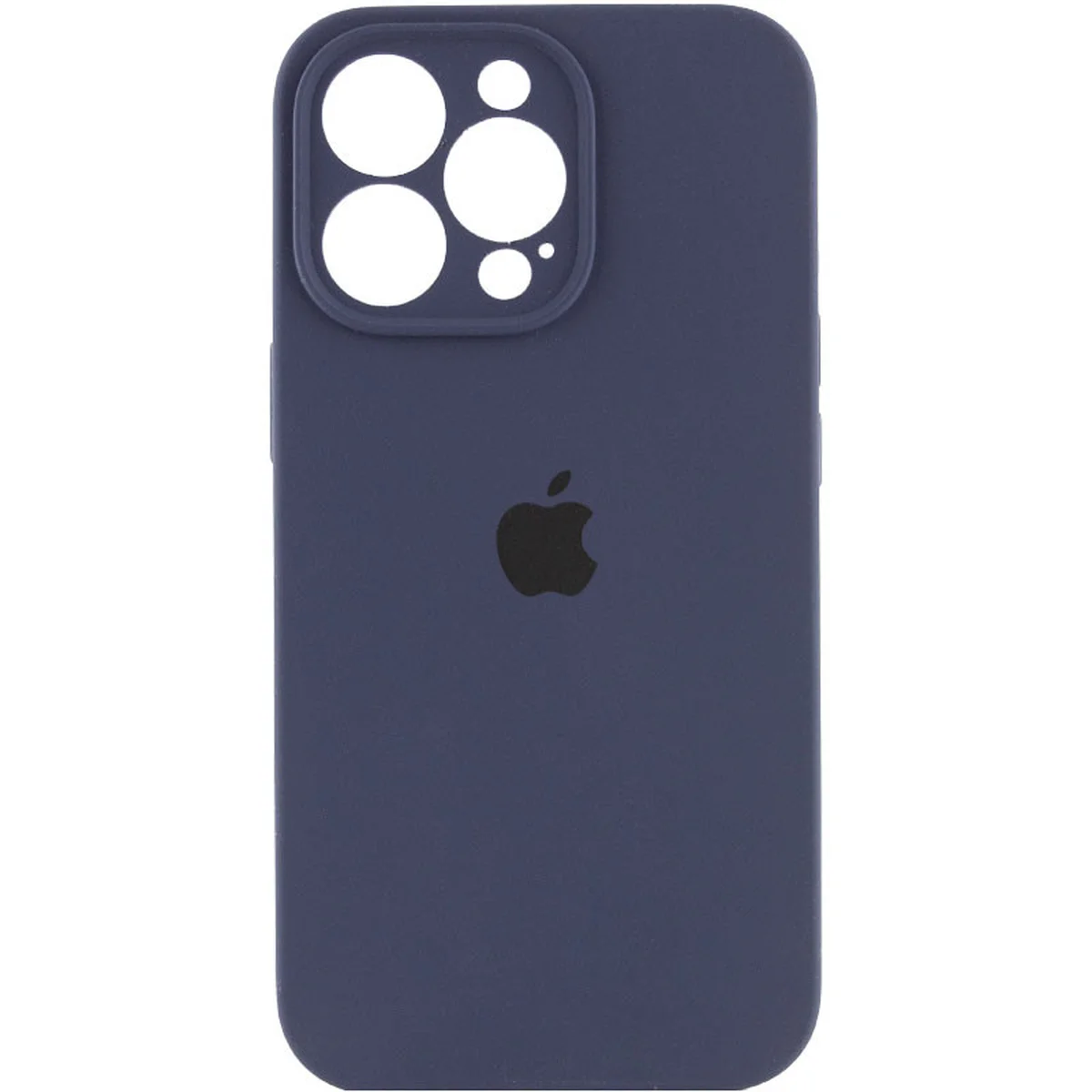 Чохол Silicone Case Full Camera Protective (AA) Apple iPhone 14 Pro Max (6.7") Темно-синій / Midnight blue