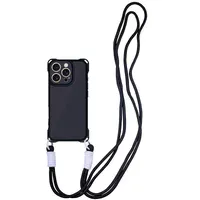 Чохол TPU CrossBody with straps для Apple iPhone 14 Pro Max (6.7") Black