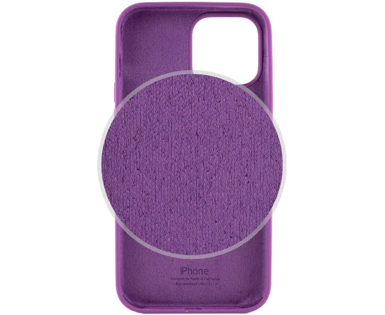Чохол Silicone Case Full Protective (AA) для Apple iPhone 14 Pro Max (6.7") Фіолетовий / Grape