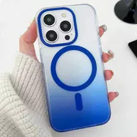 Чехол TPU+PC Phantom with MagSafe для Apple iPhone 14 Pro Max (6.7") Blue