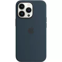 Чехол Silicone Case Full Protective (AA) для Apple iPhone 14 Pro Max (6.7") Синий / Abyss Blue