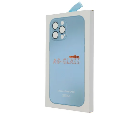 Чохол TPU+Glass Sapphire matte case для Apple iPhone 14 Pro Max (6.7") Sierra Blue
