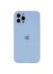 Чехол Silicone Case Full Camera Protective (AA) для Apple iPhone 14 Pro Max (6.7") Голубой / Lilac Blue