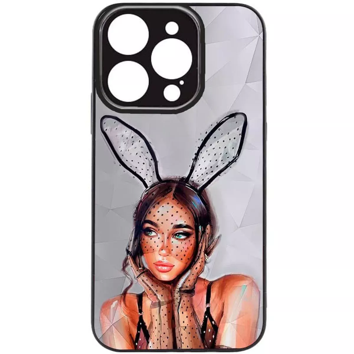 TPU+PC чехол Prisma Ladies для Apple iPhone 14 Pro Max (6.7") Rabbit