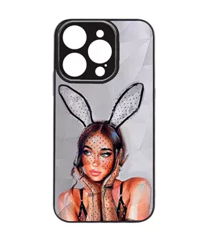 TPU+PC чохол Prisma Ladies для Apple iPhone 14 Pro Max (6.7") Rabbit