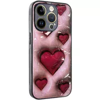 TPU+PC чехол Prisma Plushie для Apple iPhone 14 Pro Max (6.7") Hearts