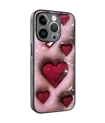 TPU+PC чохол Prisma Plushie для Apple iPhone 14 Pro Max (6.7") Hearts
