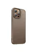 TPU чехол Carbon Protective with Magsafe для Apple iPhone 14 Pro Max (6.7") Coffee