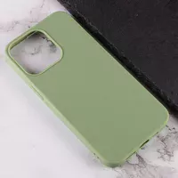 Силиконовый чехол Candy для Apple iPhone 14 Pro Max (6.7") Фисташковый