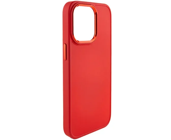 TPU чохол Bonbon Metal Style для Apple iPhone 14 Pro Max (6.7") Червоний / Red