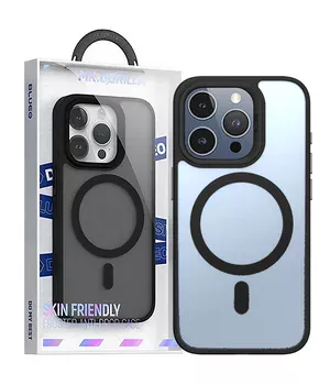 TPU+PC чехол Blueo Skin Friendly Frosted with MagSafe для Apple iPhone 14 Pro Max (6.7") Черный