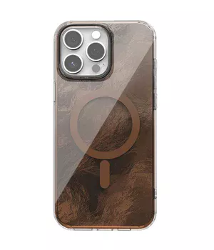 Чехол TPU Shiny Mountain (MagFit) для Apple iPhone 14 Pro Max (6.7") Chocolate