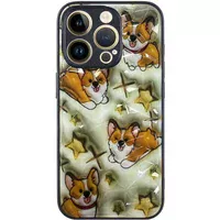 TPU+PC чехол Prisma Plushie для Apple iPhone 14 Pro Max (6.7") Corgi