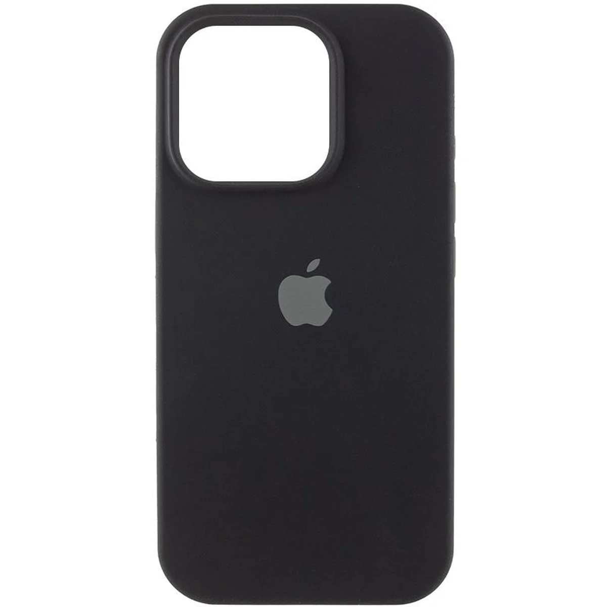 Чехол Silicone Case (AA) Logo with MagSafe для Apple iPhone 14 Pro Max (6.7") Черный / Black